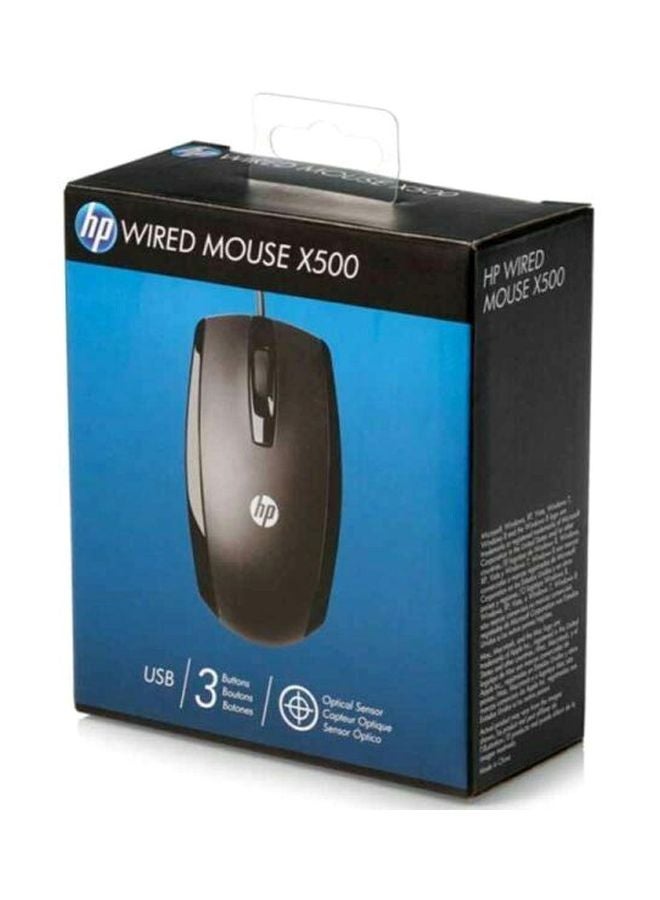 HP X500 USB Mouse Black - Image 5