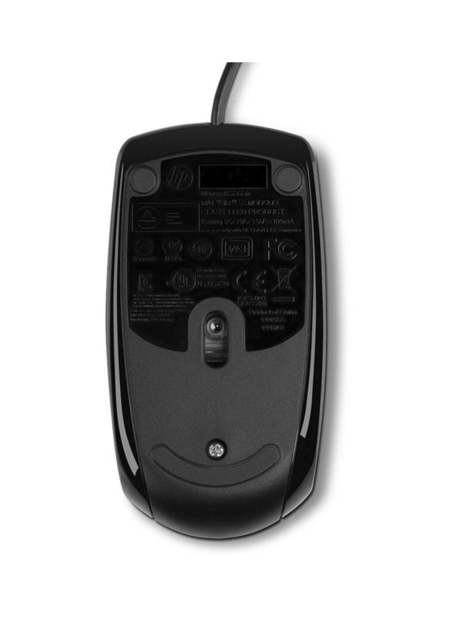 HP X500 USB Mouse Black - Image 2