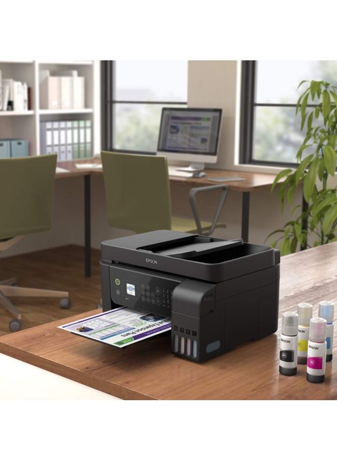 EPSON Ecotank L5190 Wi-Fi Fax All-In-One Printer Black  - Image 5