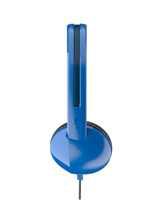 Skullcandy Stim On-Ear Headphones With Mic Blue/Black  - Image 3