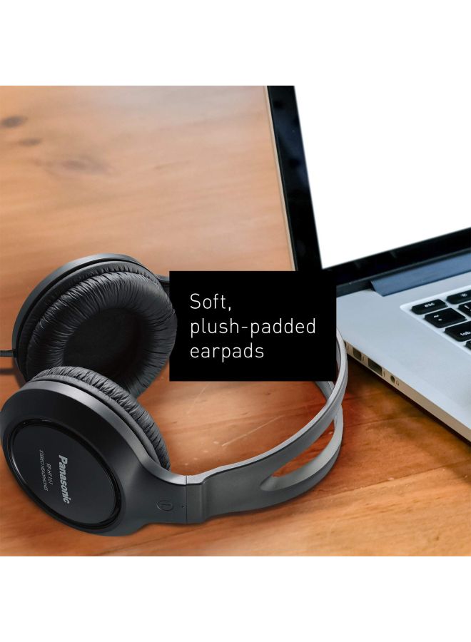 Panasonic Wired Over-Ear Headphones Black - Image 5