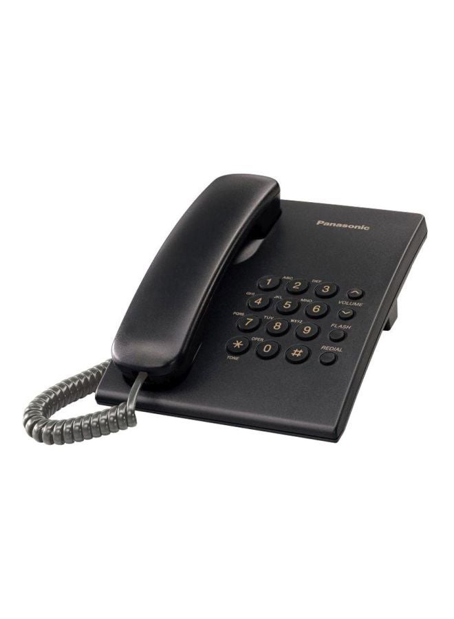 Panasonic Corded Telephone Black - Image 1