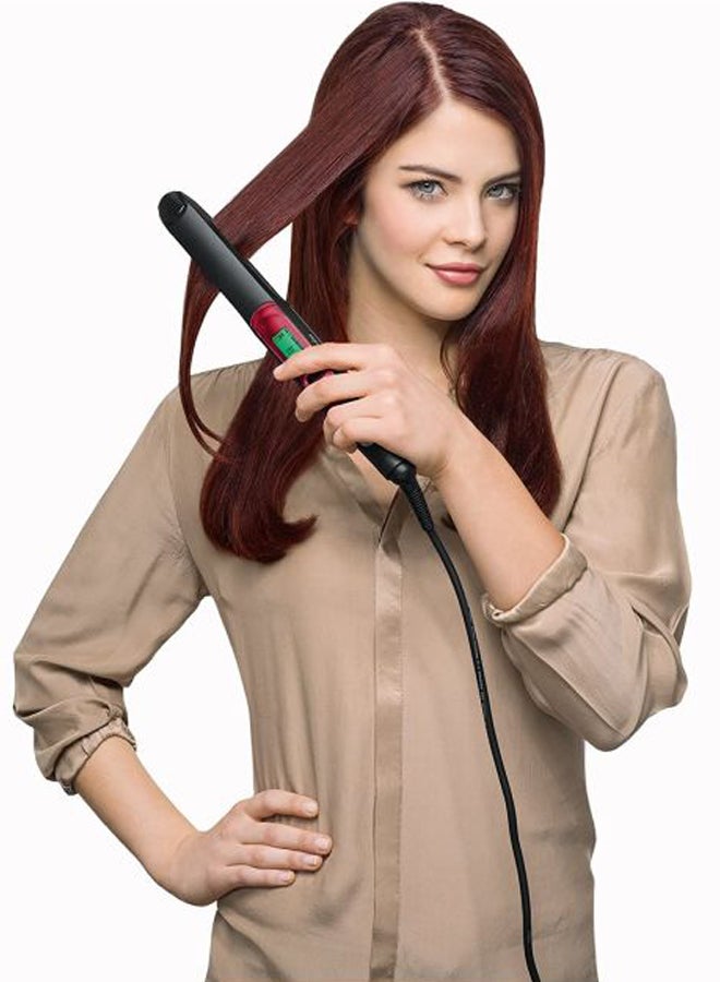 BRAUN - Satin Hair 7 ST750 Electric Straightener Black/Red - Image 1