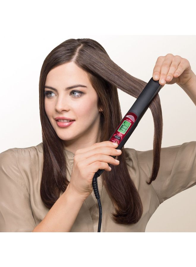 BRAUN - Satin Hair 7 ST750 Electric Straightener Black/Red - Image 1