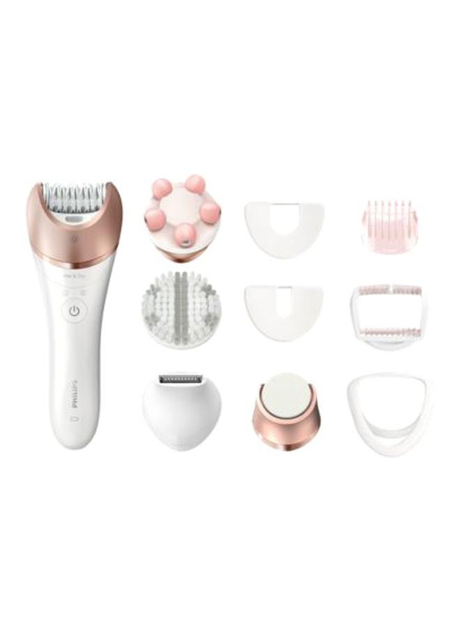 Philips Satinelle Prestige Wet And Dry Epilator Peach/White/Clear - Image 1