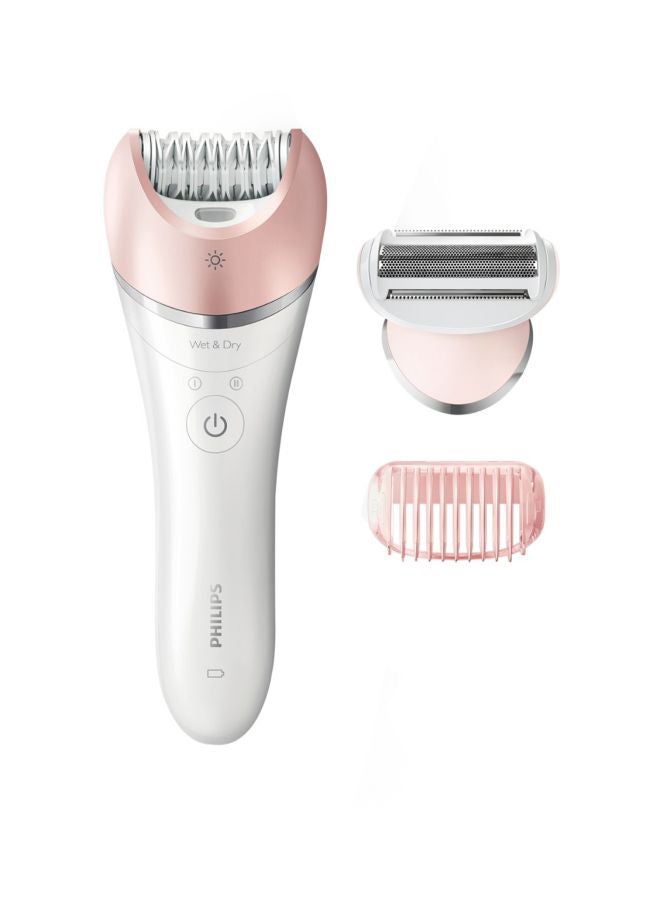 Philips Satinelle Prestige Wet And Dry Epilator Peach/White/Clear - Image 3