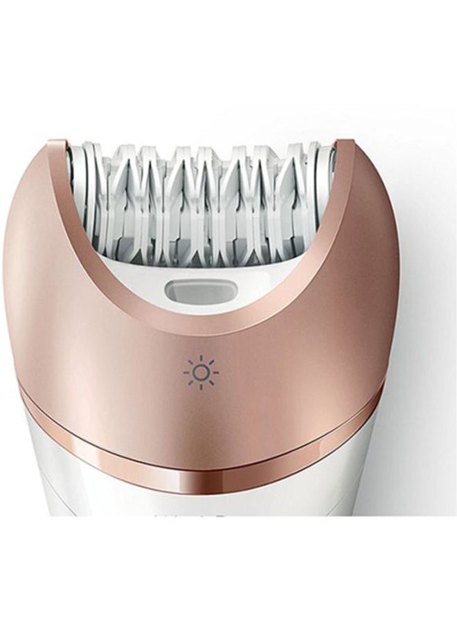Philips Satinelle Prestige Wet And Dry Epilator Peach/White/Clear - Image 2