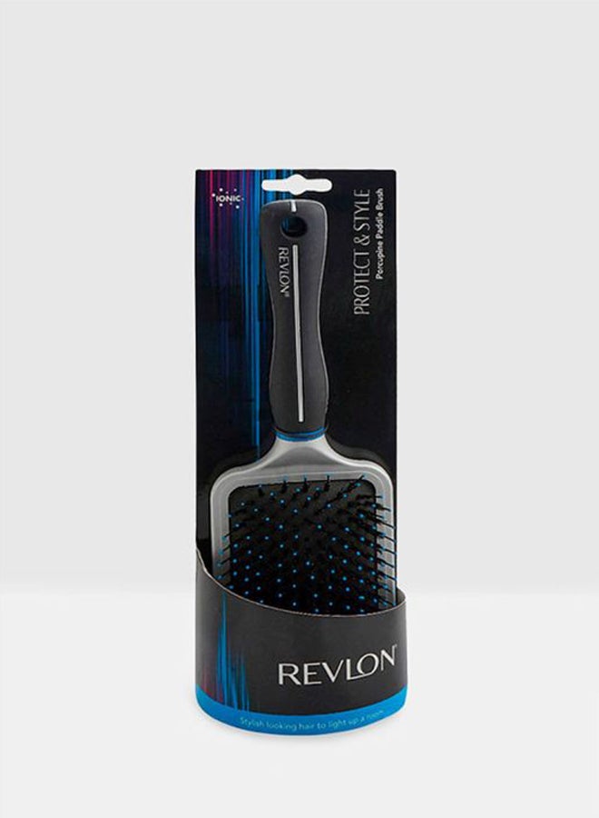 Revlon Protect And Style Porcupine Paddle Hair Brush Black  - Image 2