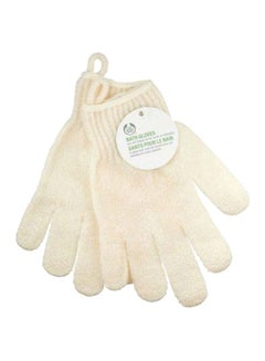 THE BODY SHOP Exfoliating Bath Gloves Beige  - Image 2