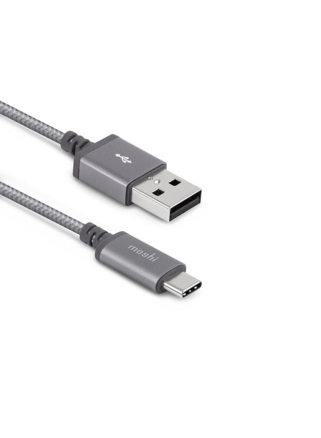 موشي كابل USB من النوع ايه إلى USB من النوع سي رمادي - Image 3