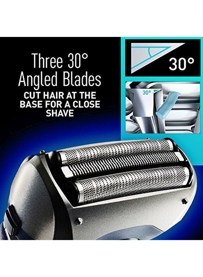 Panasonic - Wet And Dry Electric Shaver Blue/Silver - Image 1