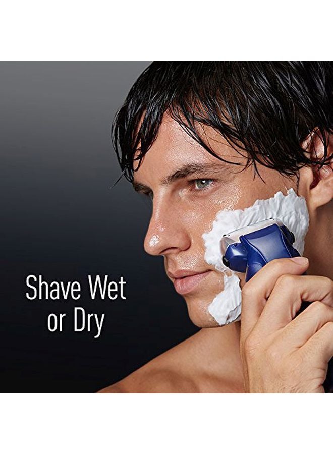Panasonic - Wet And Dry Electric Shaver Blue/Silver - Image 1