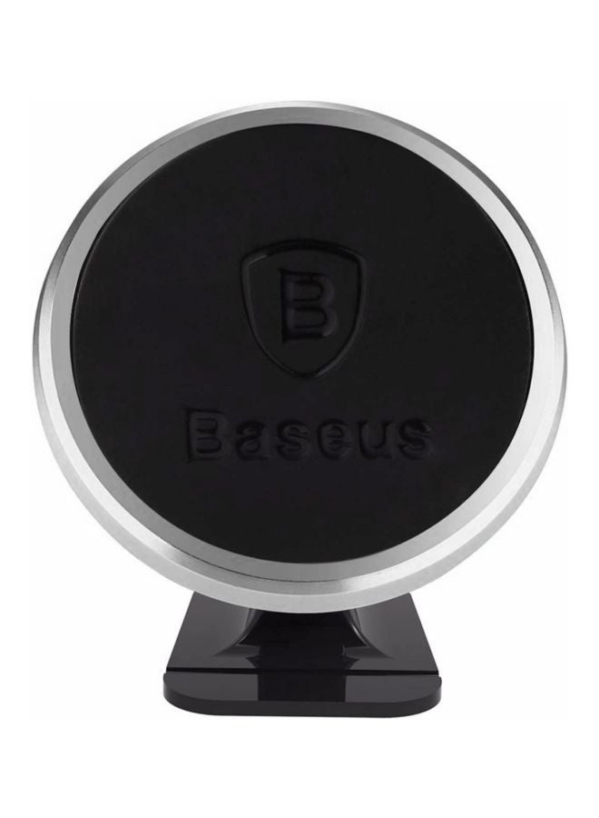 Baseus 360-Degree Rotating Magnetic Car Mount Phone Holder Universal Dashboard Phone Stand for iPhone Samsung Huawei (Paste Type) Black/Silver - Image 4
