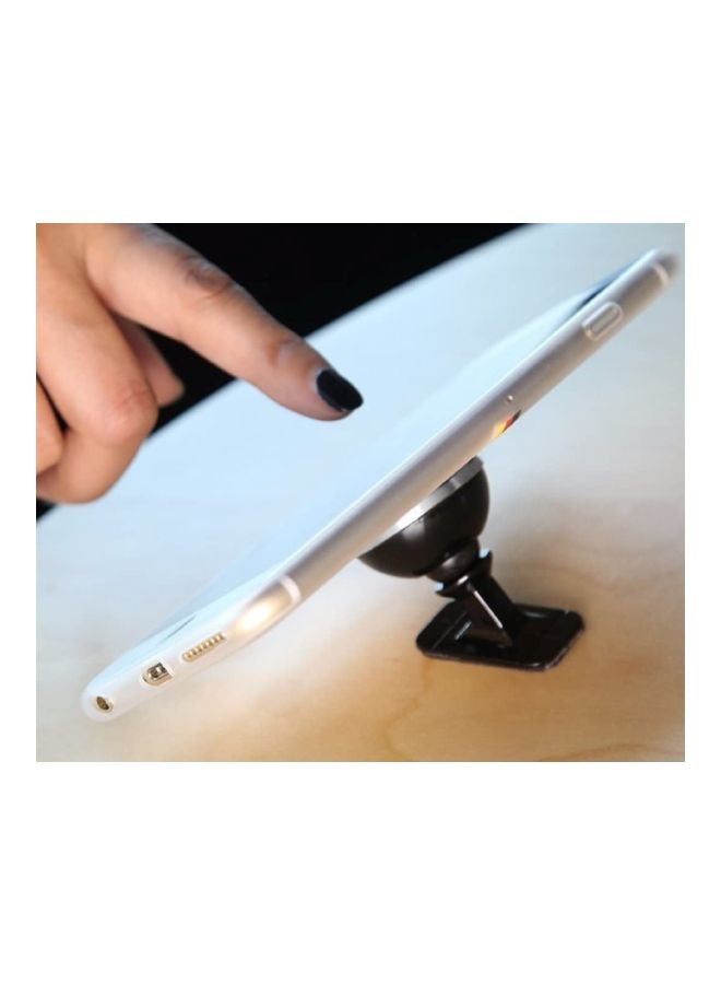 Baseus 360-Degree Rotating Magnetic Car Mount Phone Holder Universal Dashboard Phone Stand for iPhone Samsung Huawei (Paste Type) Black/Silver - Image 5