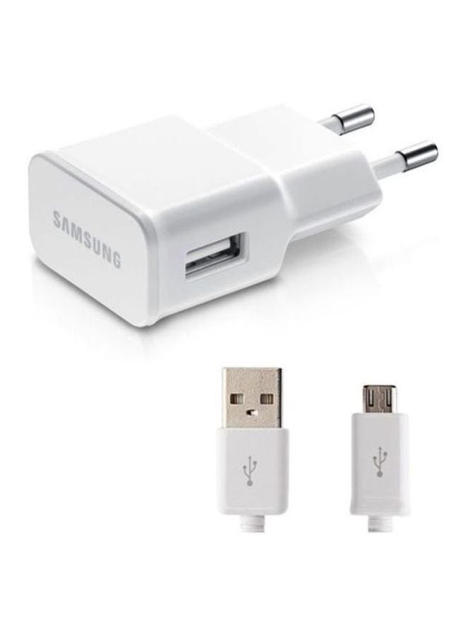 Samsung - USB Charging Adapter For Samsung Galaxy Note 3/Note 2/S4 Note 10 White - Image 1