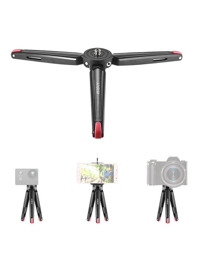 ANDOER Mini Handheld Travel Tripod Stand Holder Black/Pink - Image 3