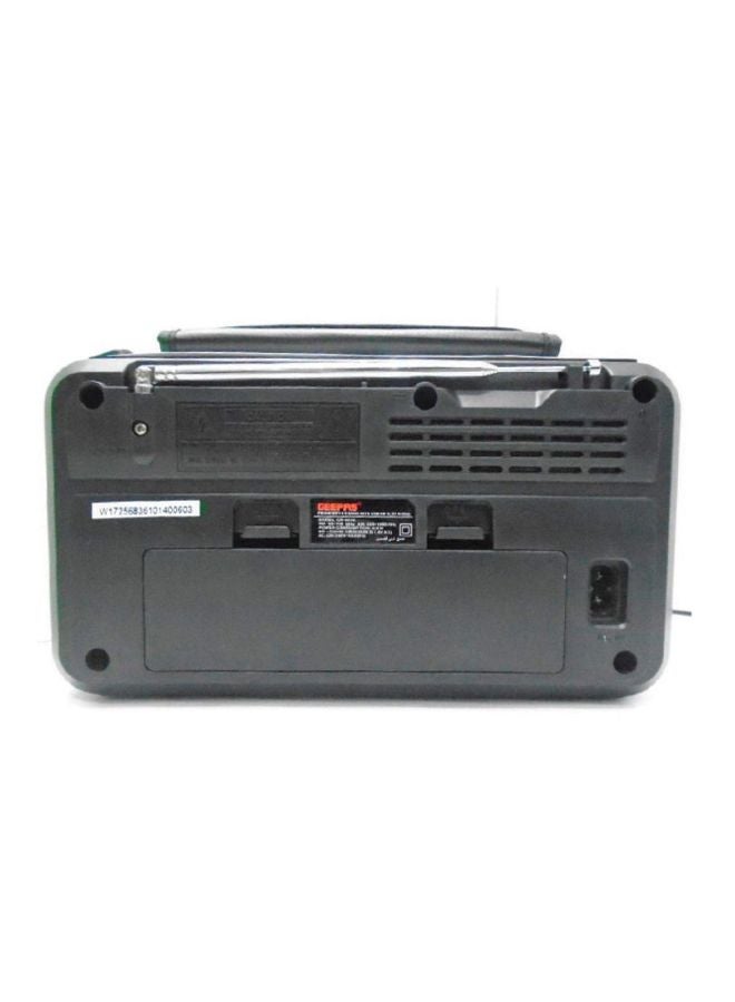 GEEPAS Digital Radio Black/Silver/Red - Image 2