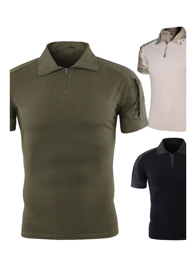 Men Summer Army Tactical T-Shirt Multicolour  - Image 4