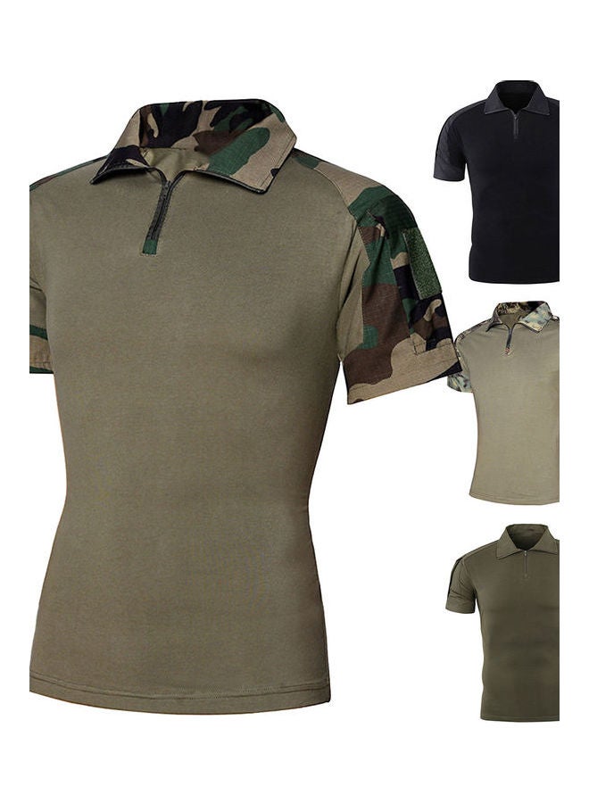 Men Summer Army Tactical T-Shirt Multicolour  - Image 3