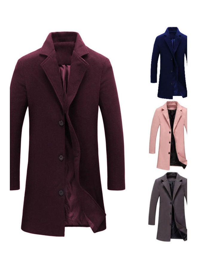 Single Breasted Jacket Overcoat Black  - Image 4