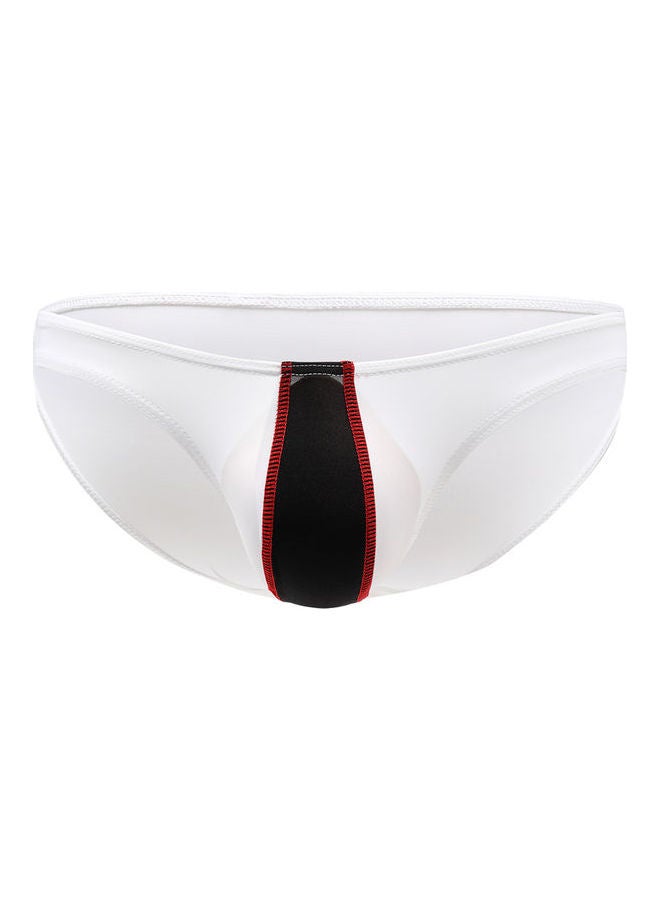 Generic Low Rise Thong Briefs Underwear White 