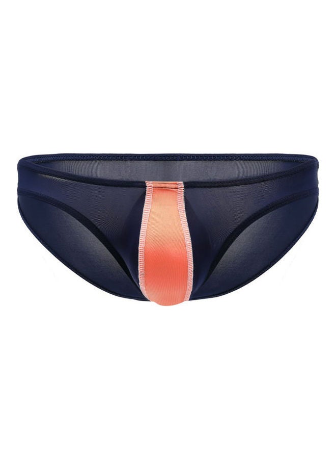 Generic Low Rise Thong Briefs Underwear Blue 