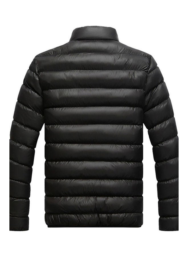 Generic - Winter Warm Thicken Padded Down Jacket Black - Image 1