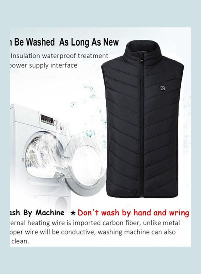 Thermal Heated Sleeveless Jacket Blue  - Image 4