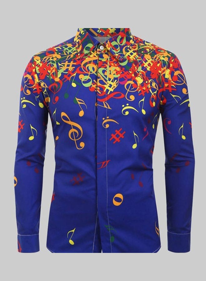 Musical Note Printed Shirt Multicolour