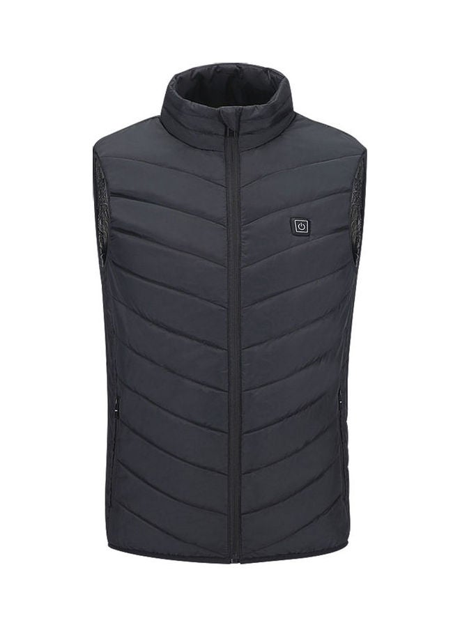 Thermal Heated Sleeveless Jacket Black 