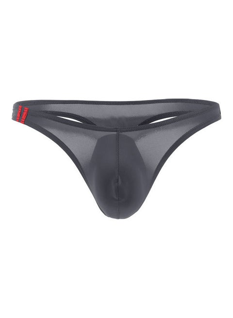 T-Back Thong Briefs Low Rise Underwear Grey