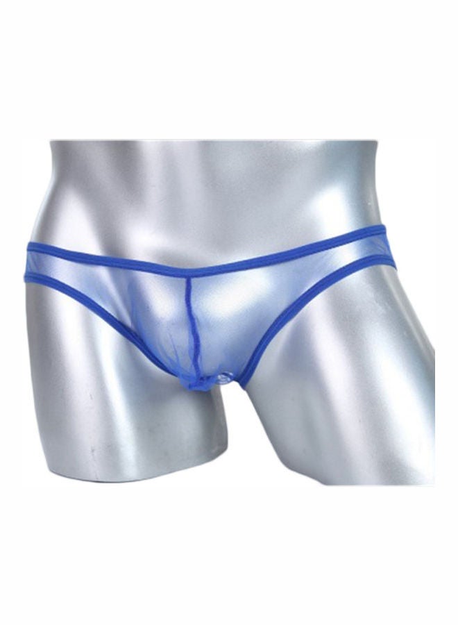 Generic - T-Back Thong Briefs Low Rise Underwear Blue - Image 1