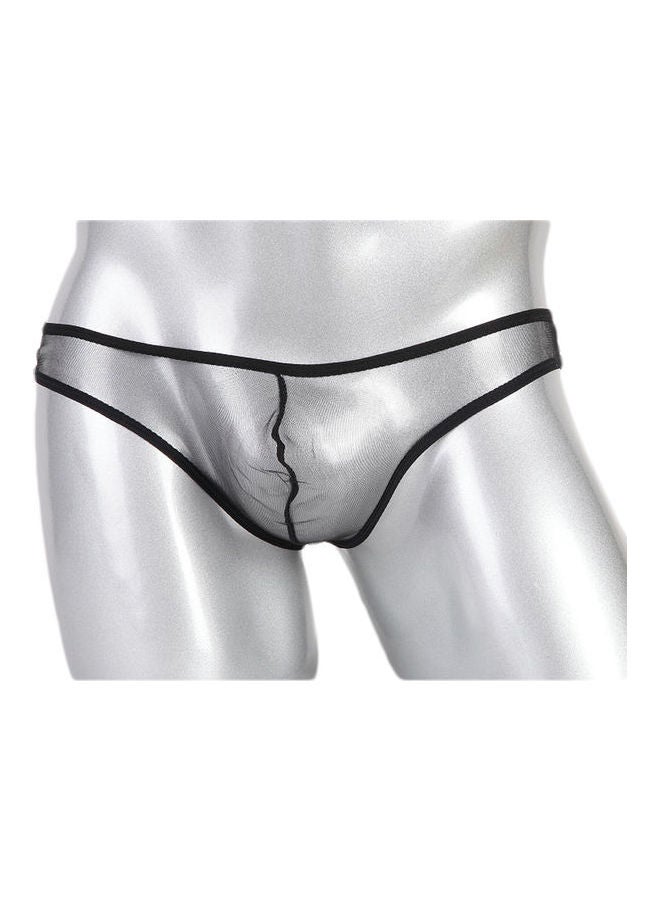 Generic - T-Back Thong Briefs Low Rise Underwear Black - Image 1