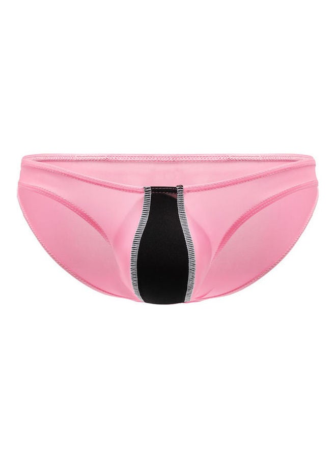Generic Low Rise Thong Briefs Underwear Pink 