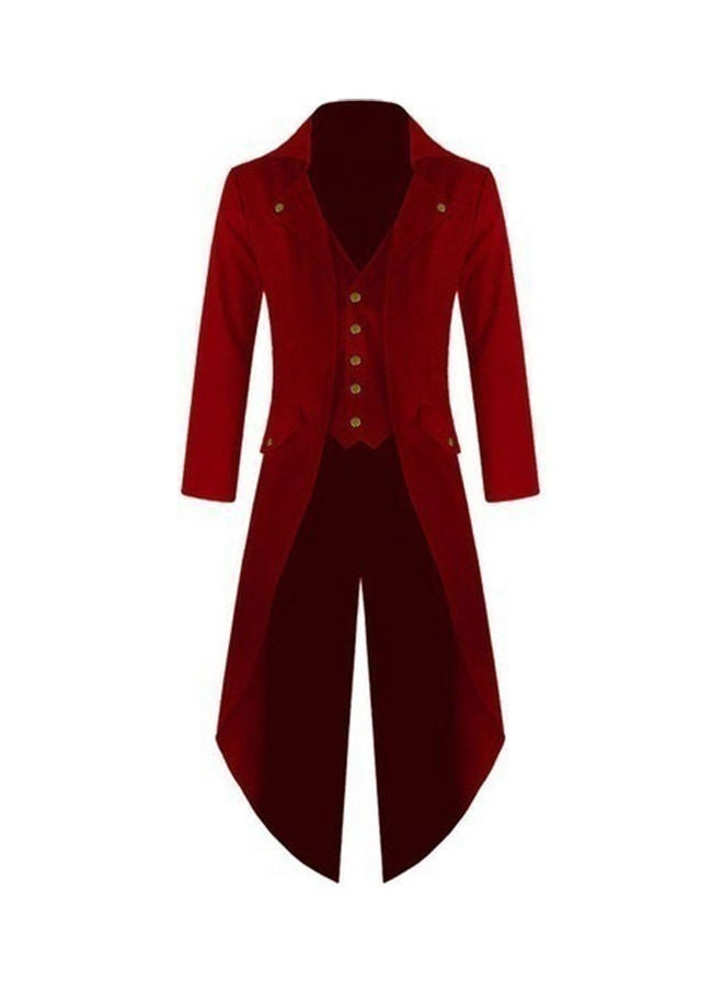 Generic - Retro Button Tailcoat Tuxedo Party Red - Image 1