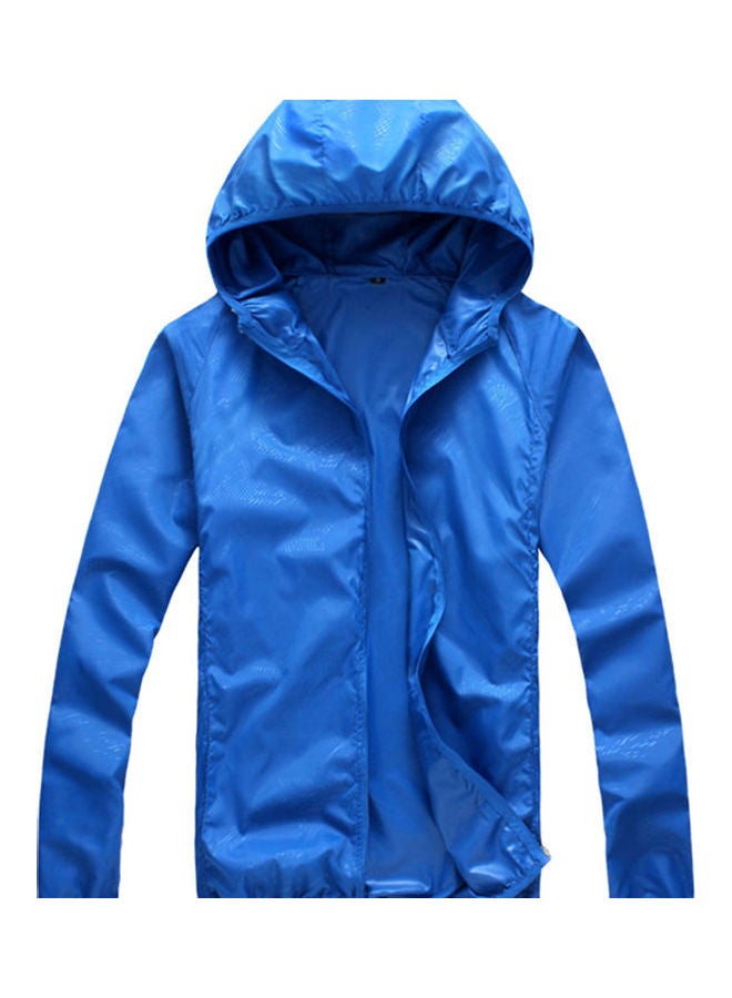 Generic - Anti UV Sun Protection Hooded Coat Royal Blue - Image 1