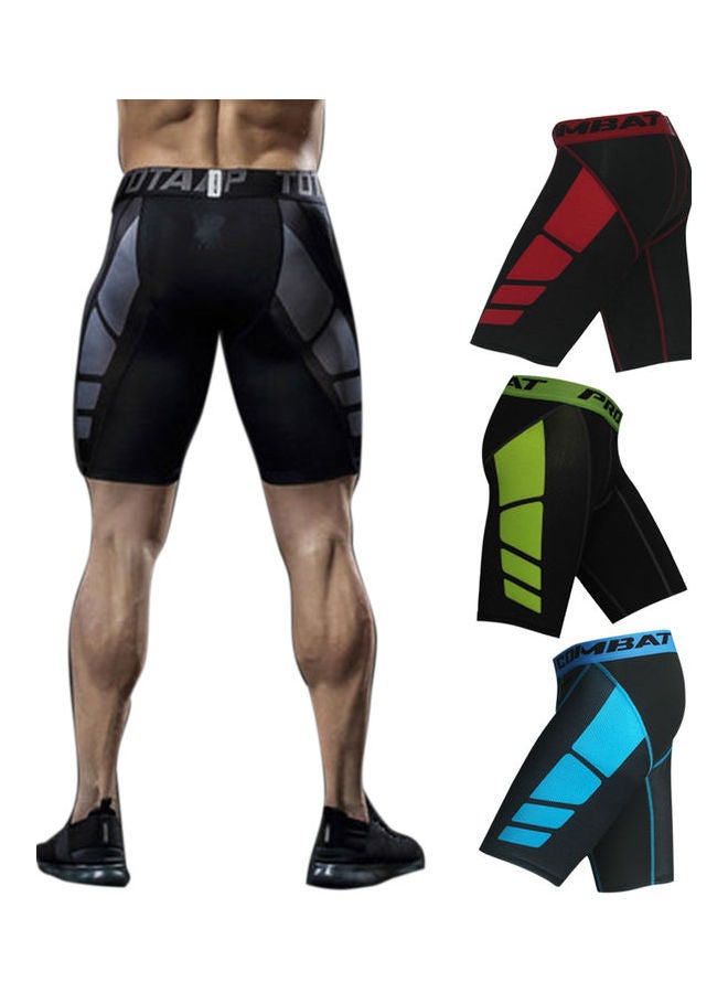 Men's Summer Breathable Quick Dry Sports Shorts For Running Workout Green - Image 2