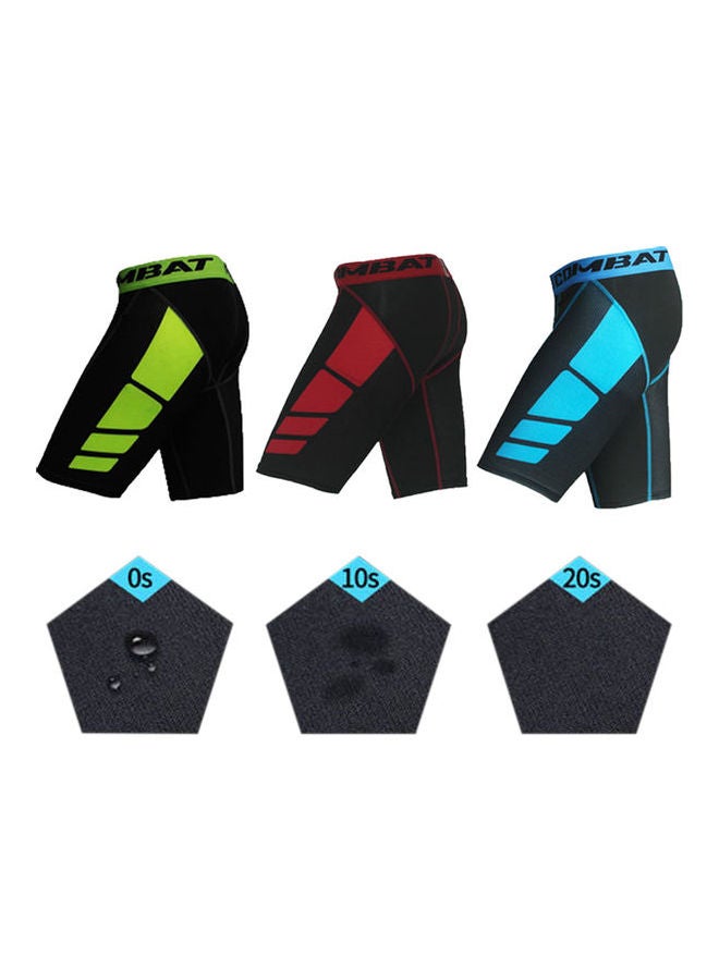 Men's Summer Breathable Quick Dry Sports Shorts For Running Workout Green - Image 5
