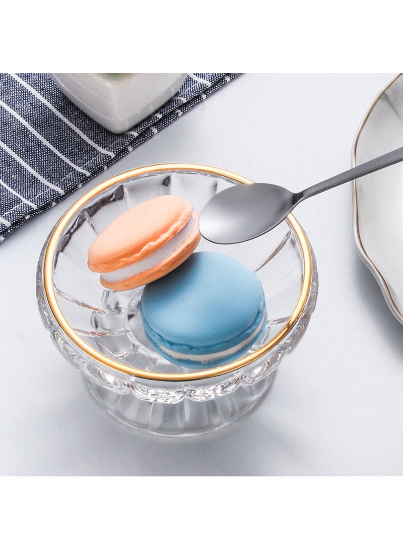 EHOME 1-Piece Cute Long Handle Spoon White 17.3cm - Image 2