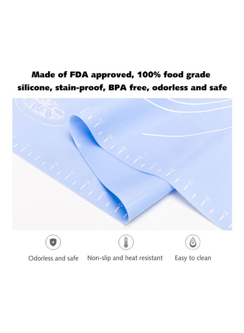 Non Stick Baking Mat Dough Pad With Measurement Green 40x1.5x1.5cm - Image 4