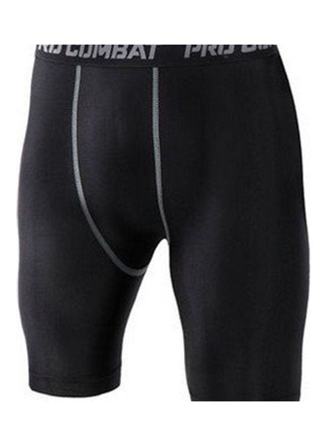 Men Compression Pants Gym Fitness Sports Running Quick Dry Leggings Tights Black  - Image 1
