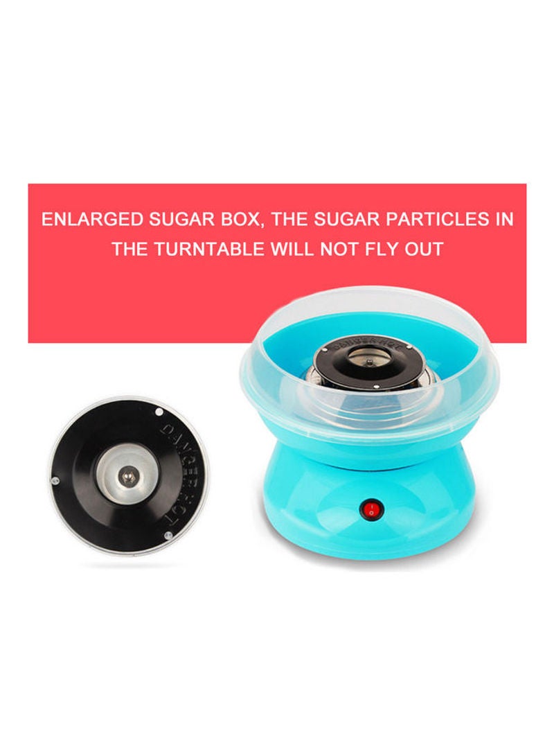 Automatic Mini Cotton Candy Maker Blue 26x13x26cm - Image 5