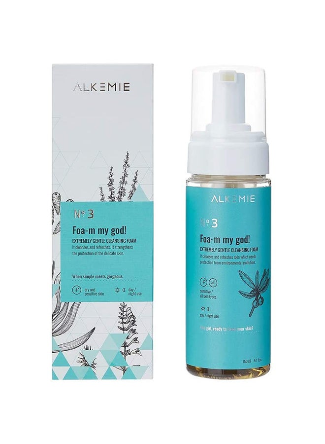 ALKEMIE - Microbiome - Foa-M My God! Extremely Gentle Cleansing Foam 150ml - Image 1
