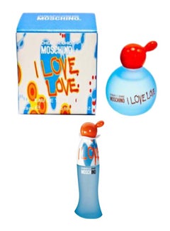 MOSCHINO I love Love EDT Gift Set 100+4.9ml 