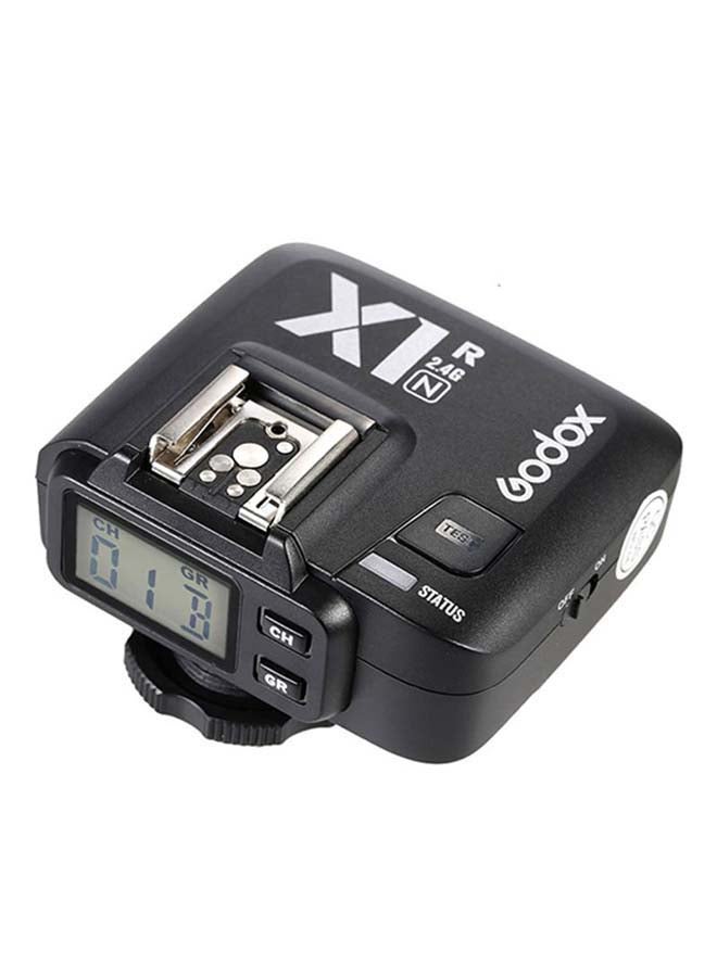 Godox - X1R N TTL 2.4G Wireless Flash Trigger Receiver For Nikon Black - Image 1
