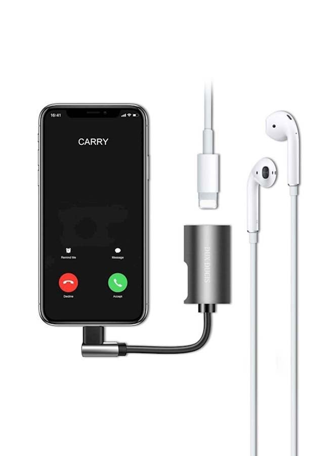 دوكس دوتشيز محول شحن 2 في 1 رمادي/أسود - Image 2