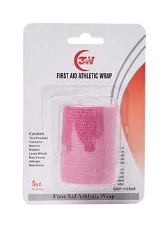 First Aid Athletic Wrap Pink, Elastic Self Adhesive Tape, Self Adherent Cohesive Wrap Bandages 4.5 Meter - v1607494476/N32556524A_1