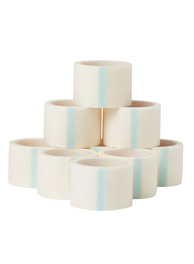 3W Healthcare Non-Woventape 12 Pcs 2.5Cmx5M First Aid Adhesive Surgical Bandage Tape, Fabric Tape For Wound Care  - Image 1