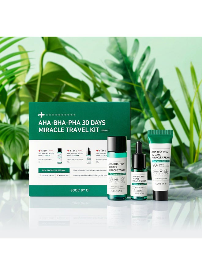 سام باي مي مجموعة السفر لأحماض التقشير المعجزة 30 يوم (تونر 30مل+سيروم 10مل+كريم 20جم) - Image 3