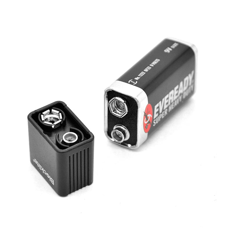 Generic Compact Size Ultra Bright Blocklite 9-Volt LED Flashlight Torch Black 7x1.6x2.5cm  - Image 5